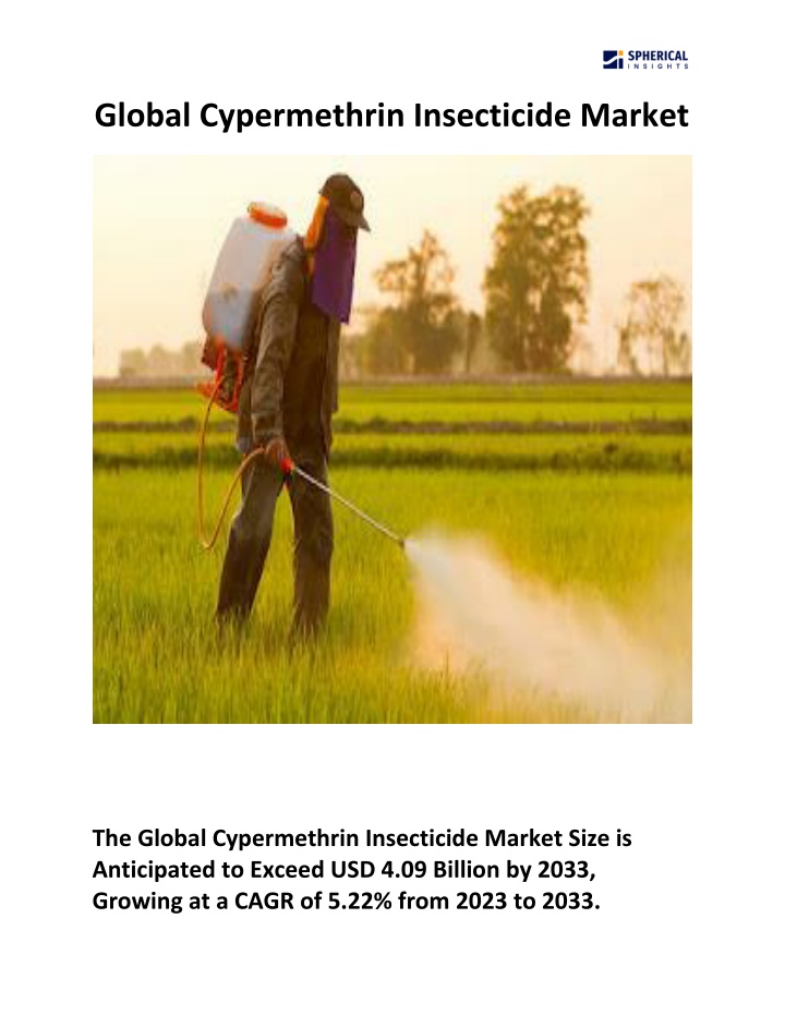 global cypermethrin insecticide market