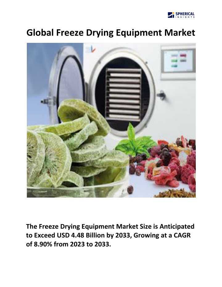 global freeze drying equipment market