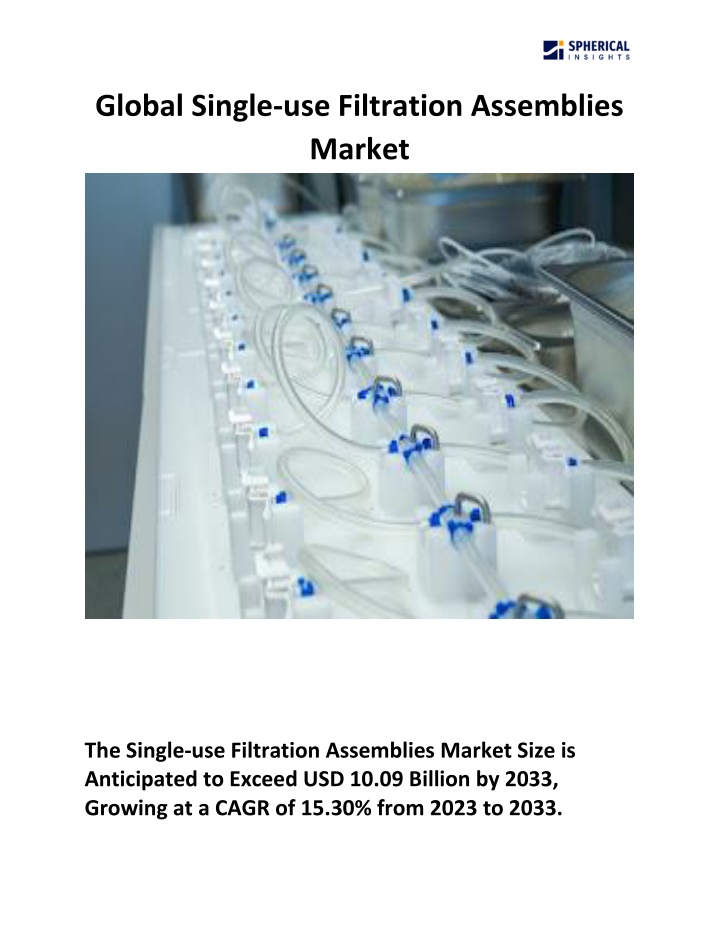 global single use filtration assemblies market