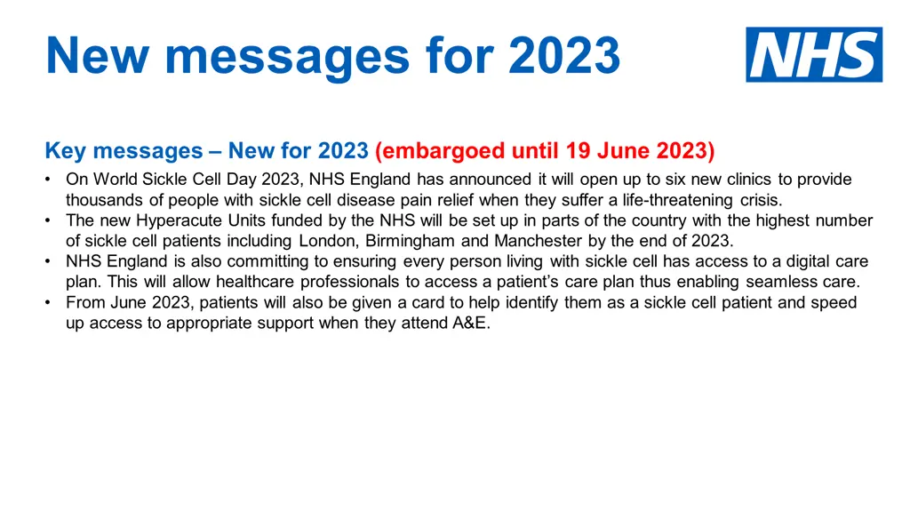 new messages for 2023