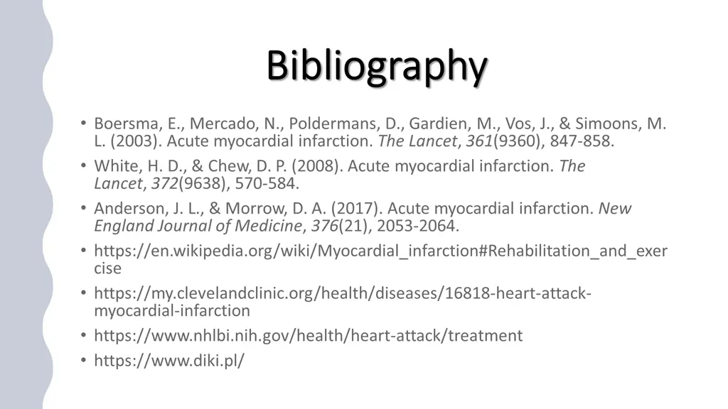 bibliography bibliography