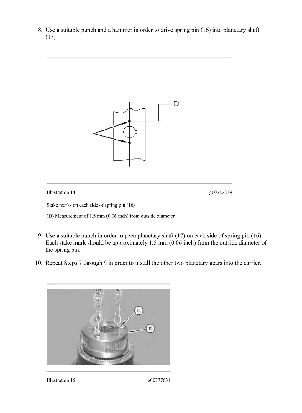 isj hex commonality chart cfl00001 up machine 17