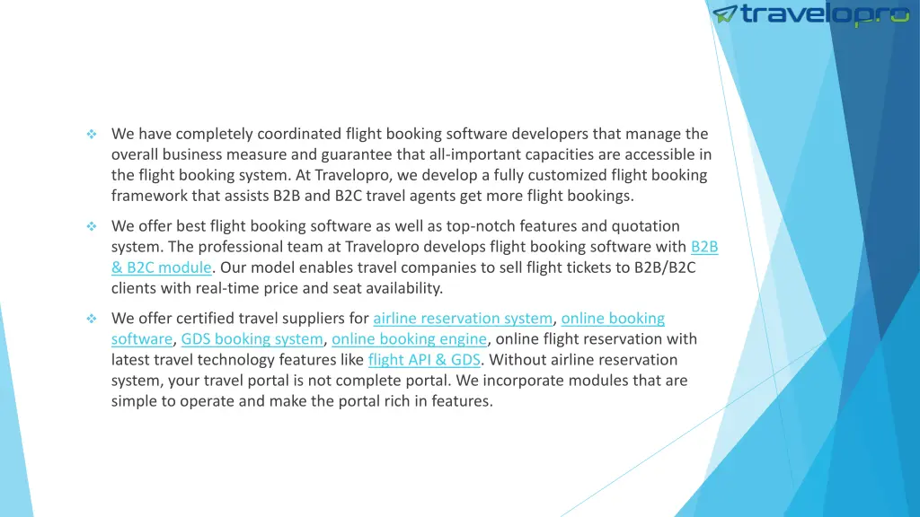 we have completely coordinated flight booking