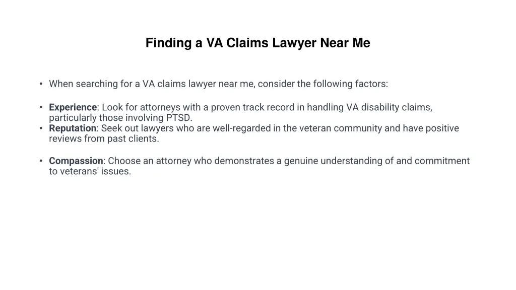 finding a va claims lawyer near me