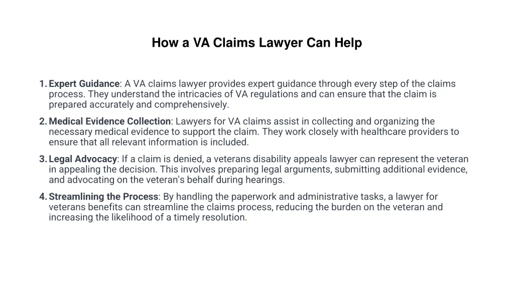 how a va claims lawyer can help