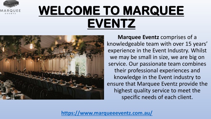 welcome to marquee welcome to marquee eventz