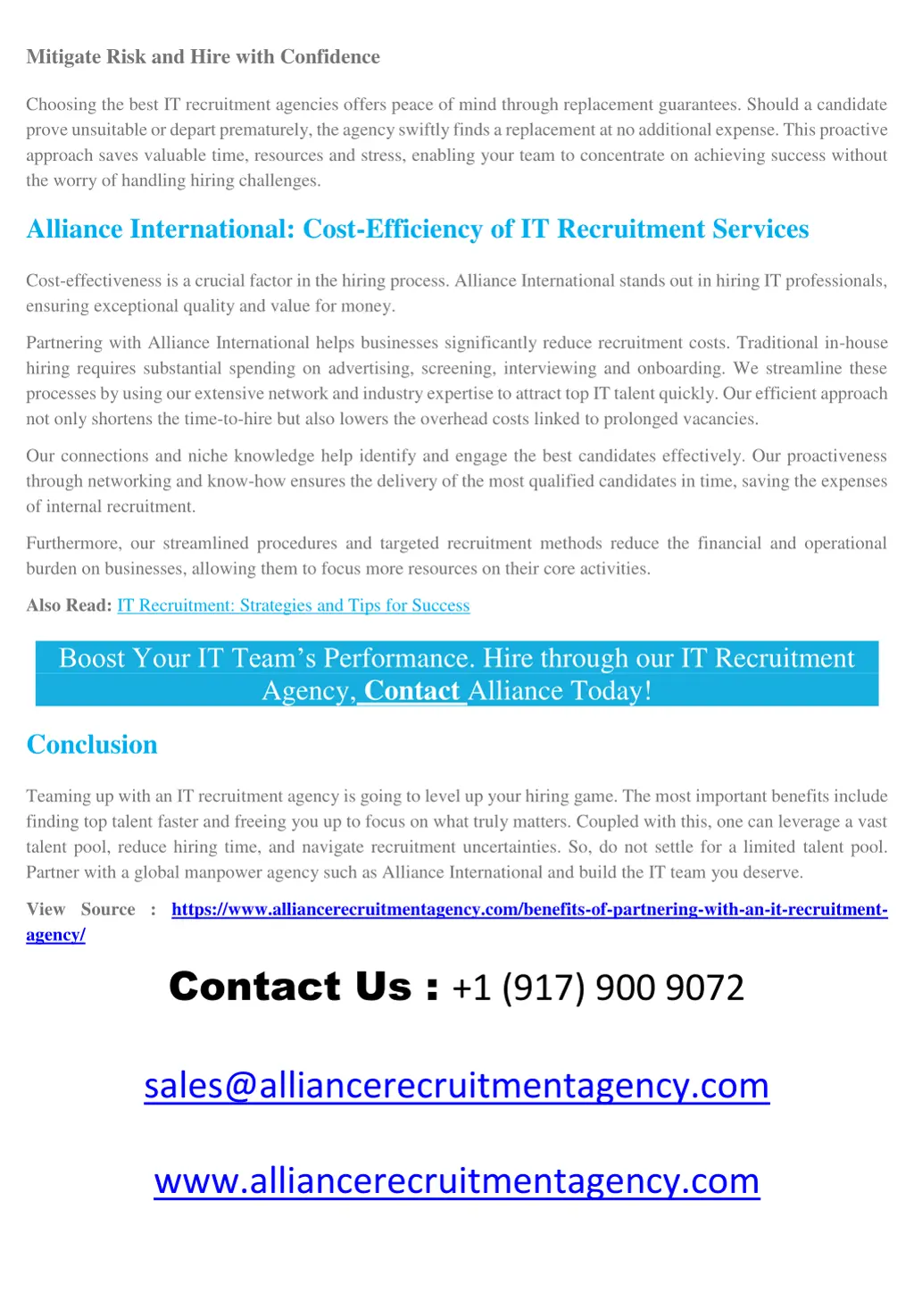 mitigate risk and hire with confidence