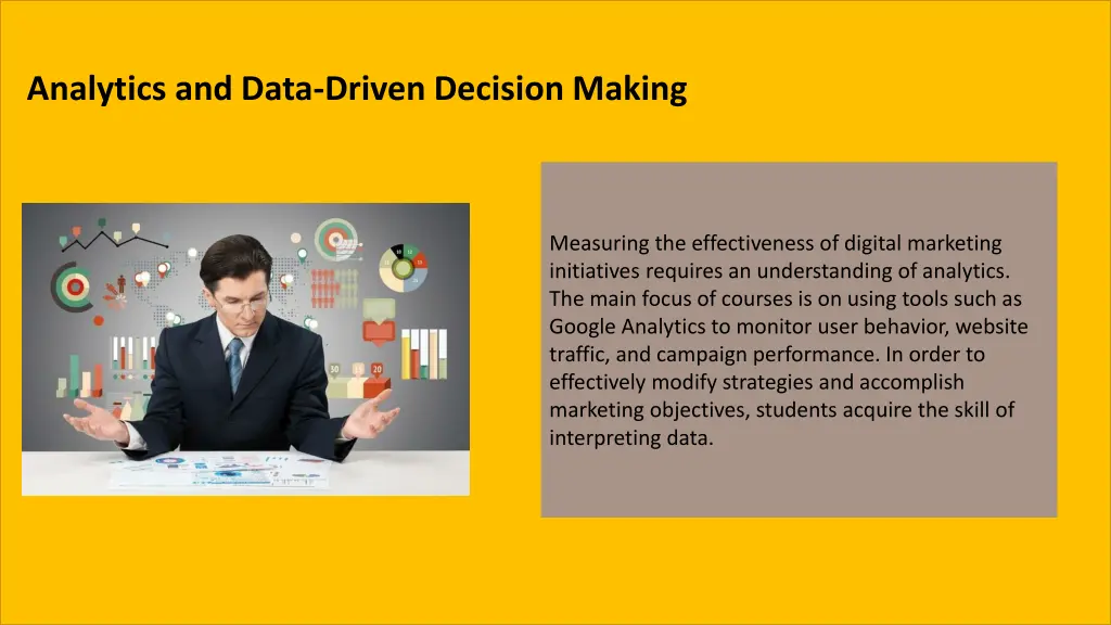 analytics and data driven decision making