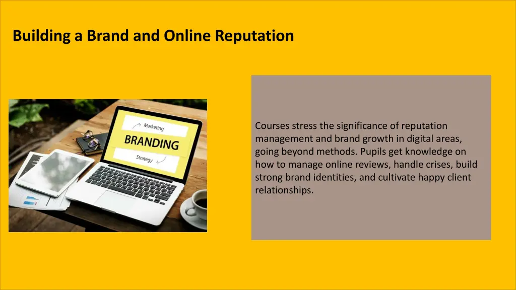 building a brand and online reputation