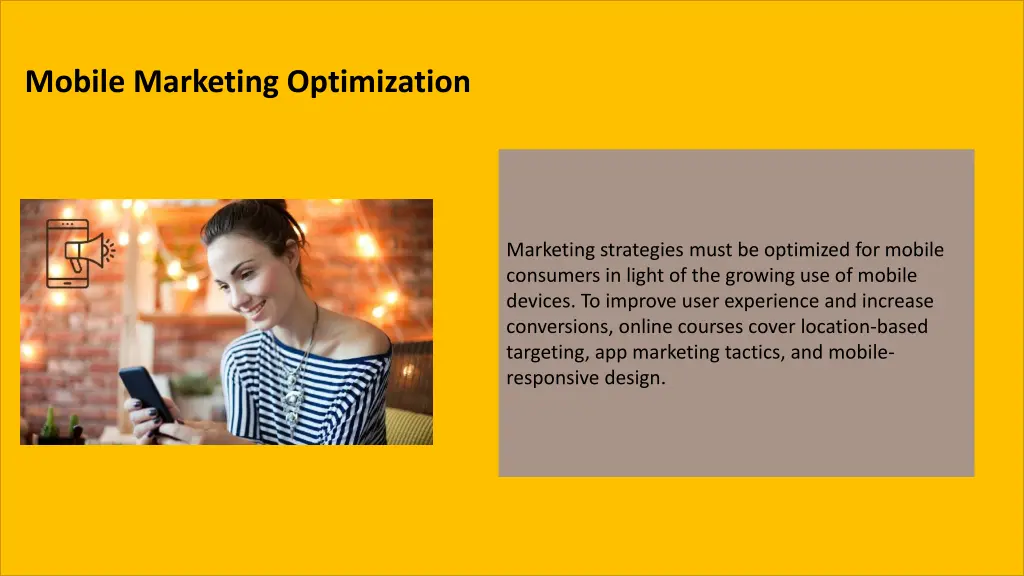 mobile marketing optimization