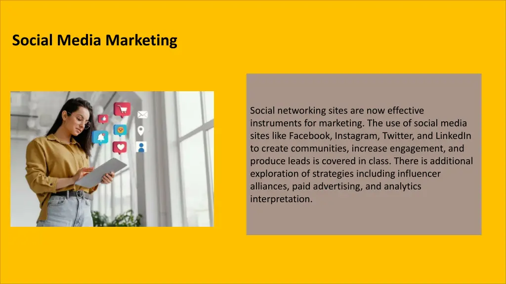 social media marketing