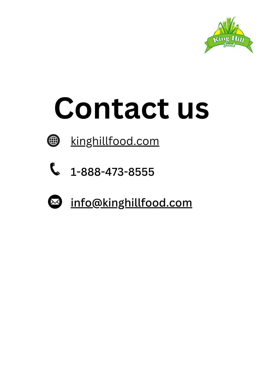 contact us