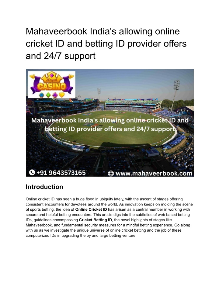 mahaveerbook india s allowing online cricket