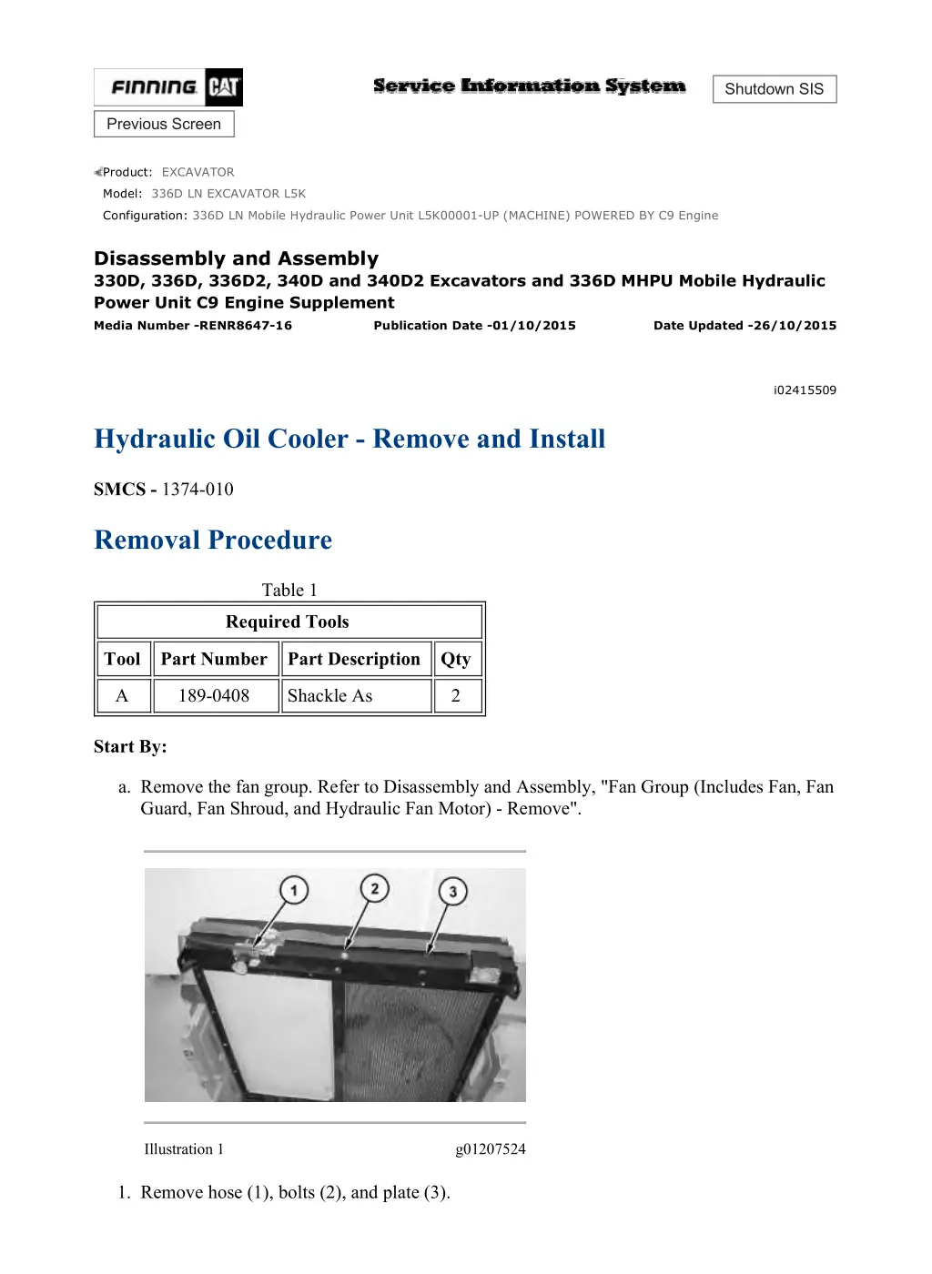 336d ln mobile hydraulic power unit l5k00001 12