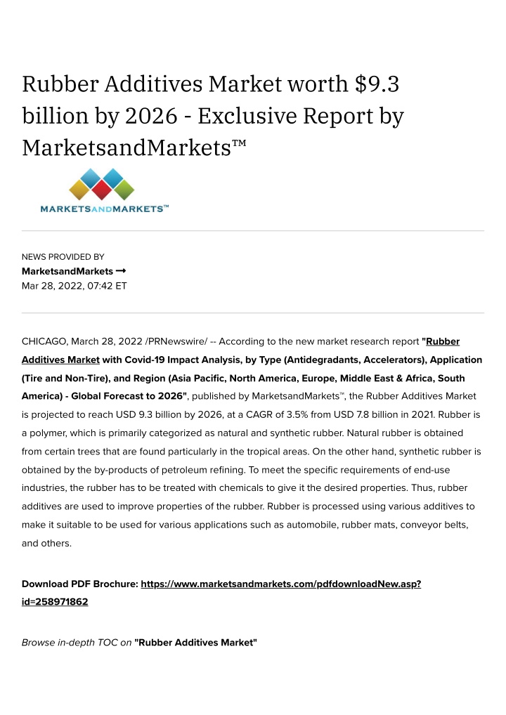 rubber additives market worth 9 3 billion by 2026