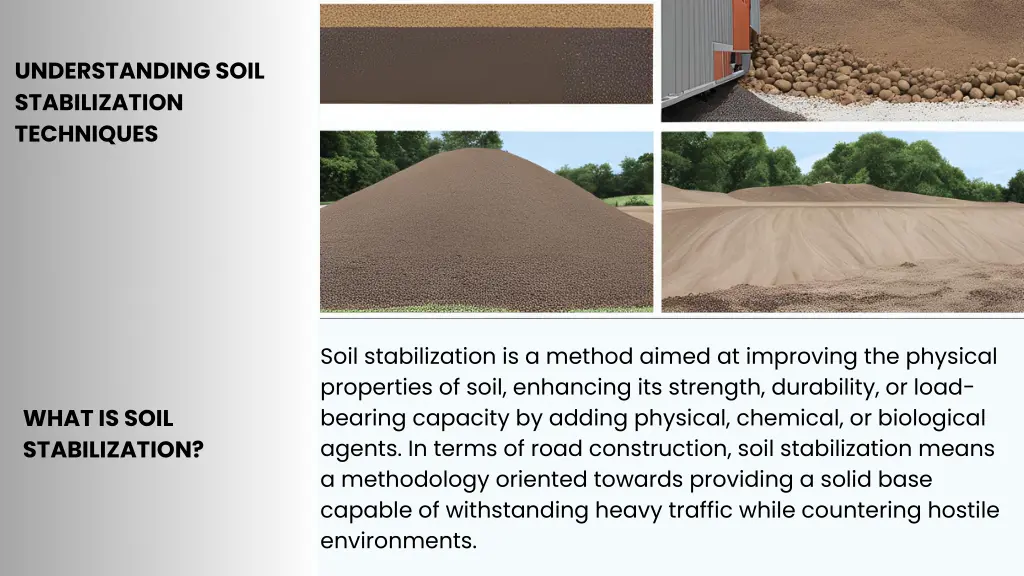 understanding soil stabilization techniques