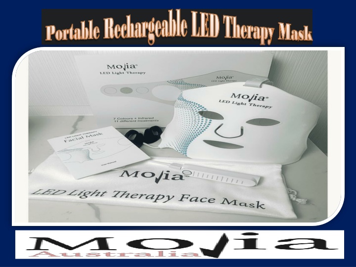 portable rechargeable led therapy mask portable