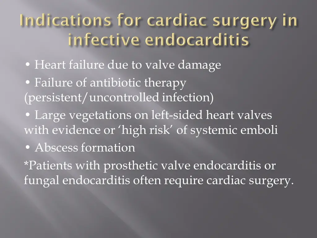 heart failure due to valve damage failure