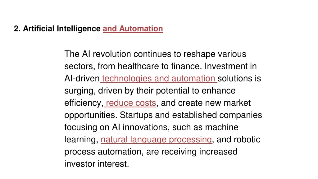 2 artificial intelligence and automation