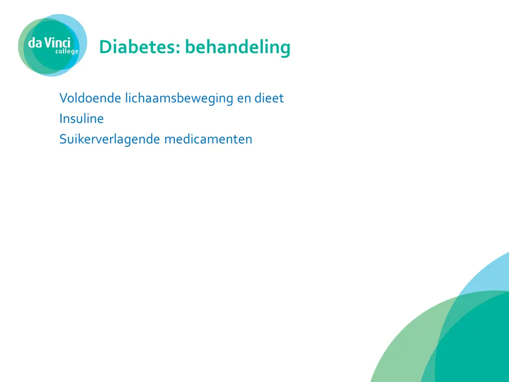 diabetes behandeling