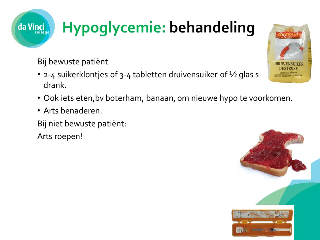 hypoglycemie behandeling