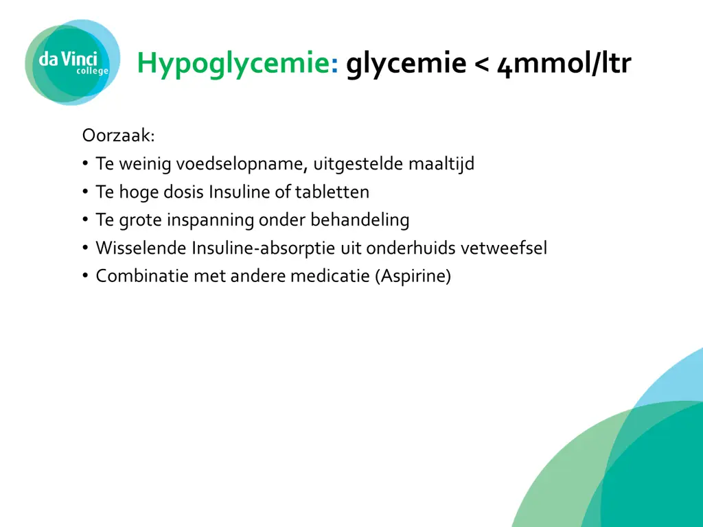 hypoglycemie glycemie 4mmol ltr