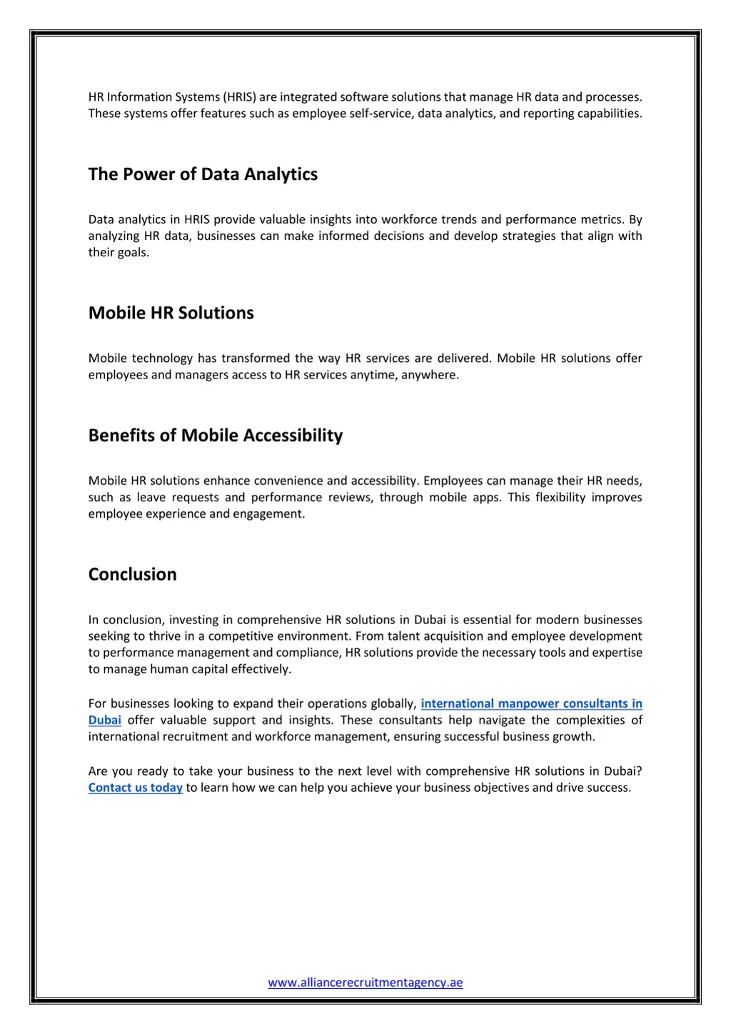 hr information systems hris are integrated