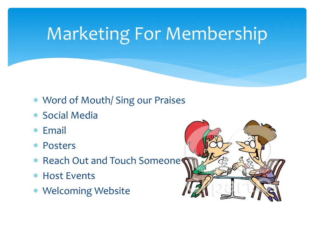 marketing for membership