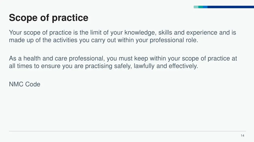 scope of practice