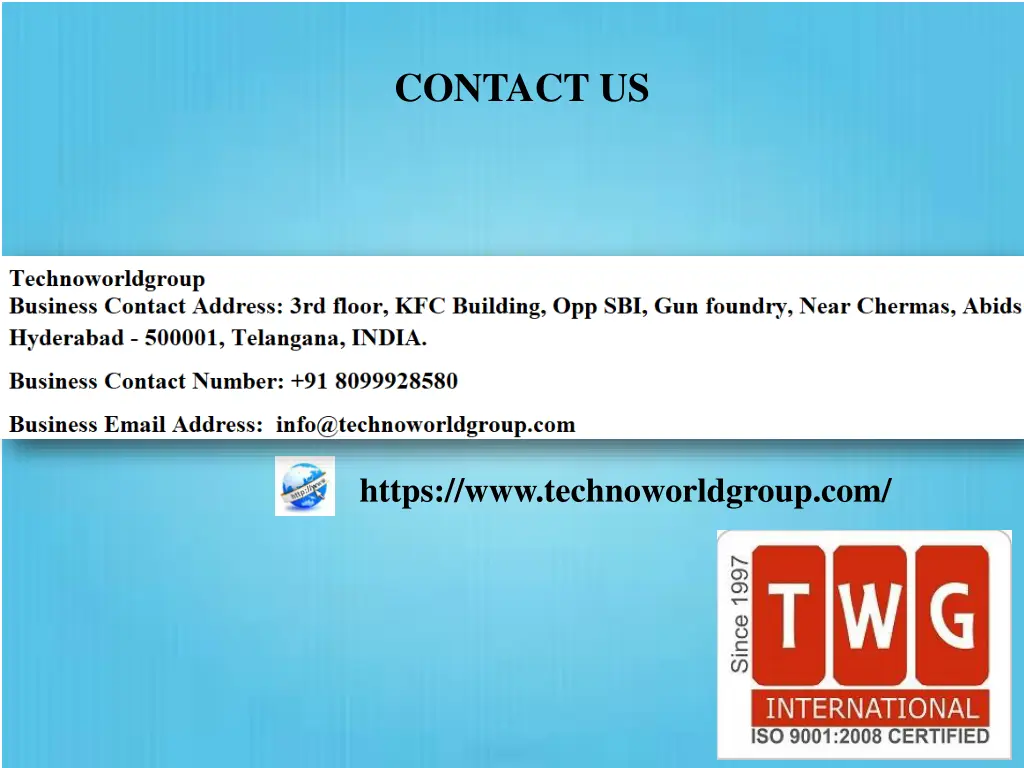 contact us