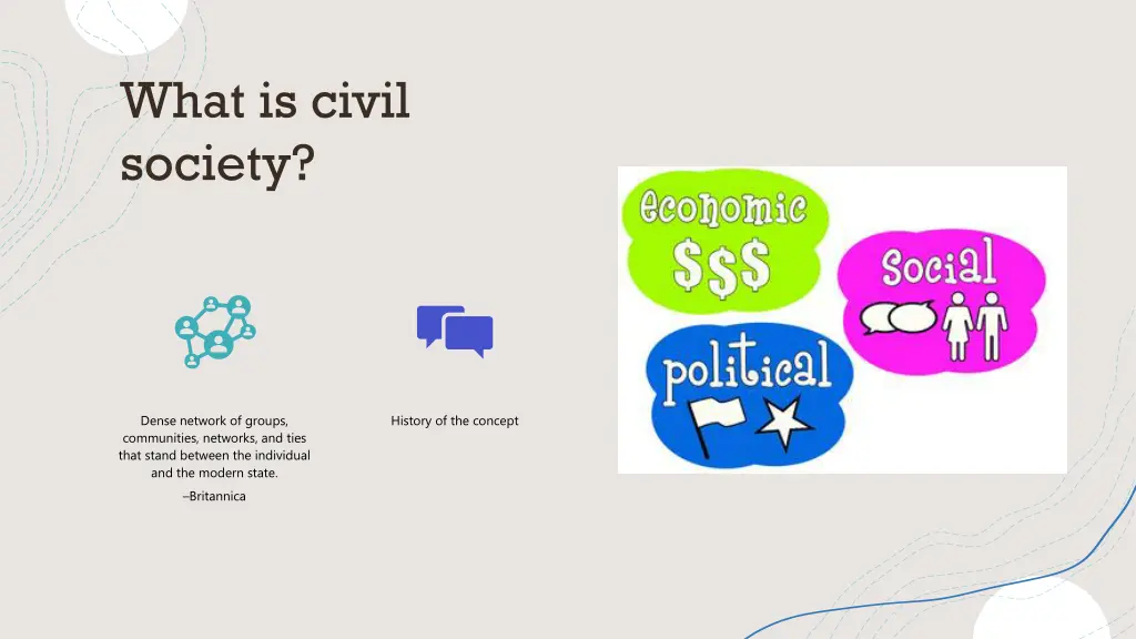 what is civil society 1