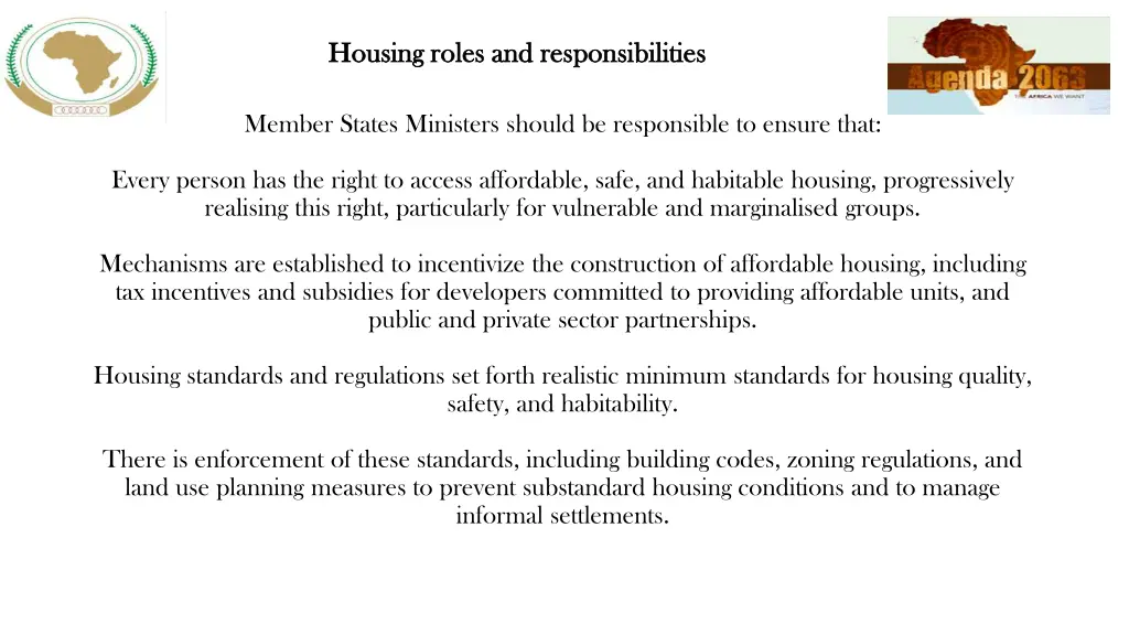 housing roles and responsibilities housing roles