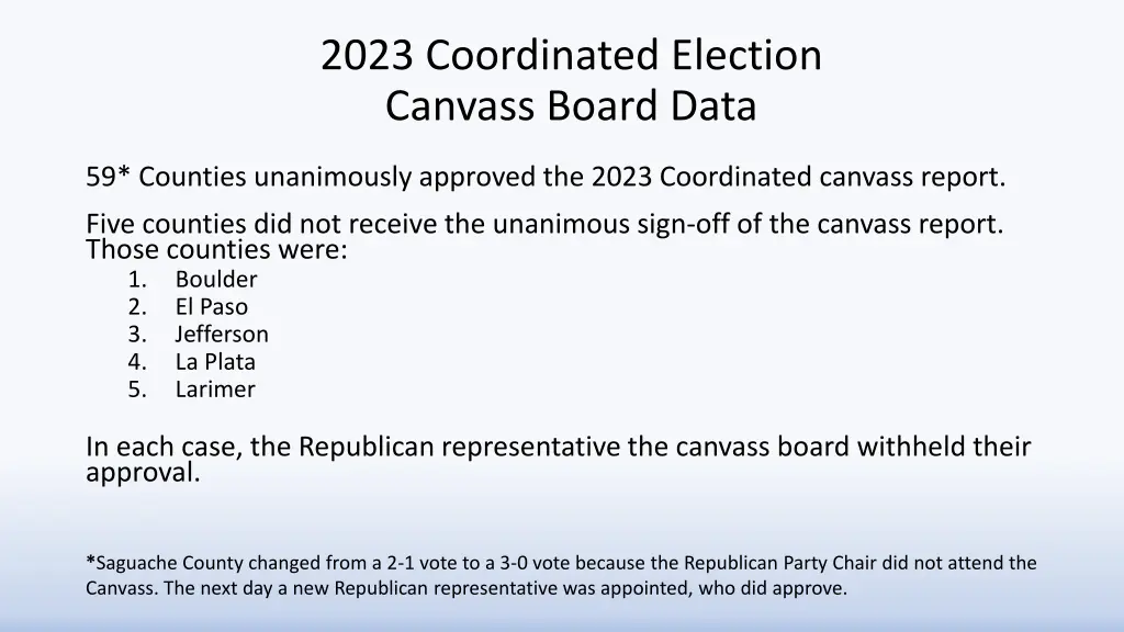 2023 coordinated election canvass board data