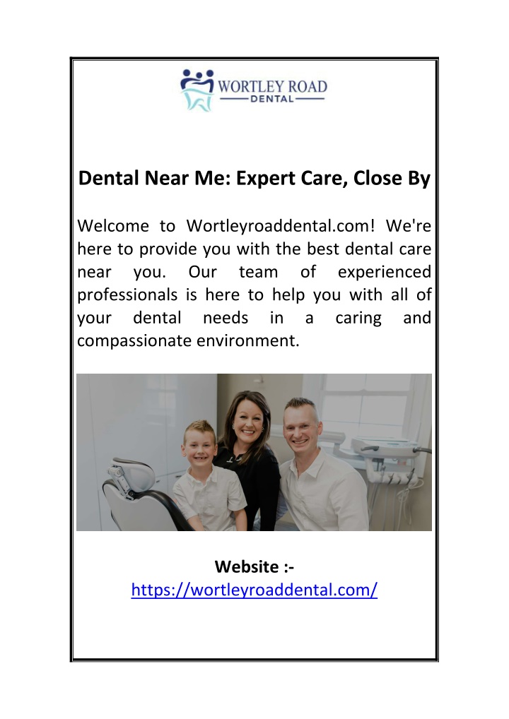 dental near me expert care close by