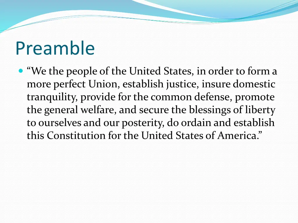 preamble