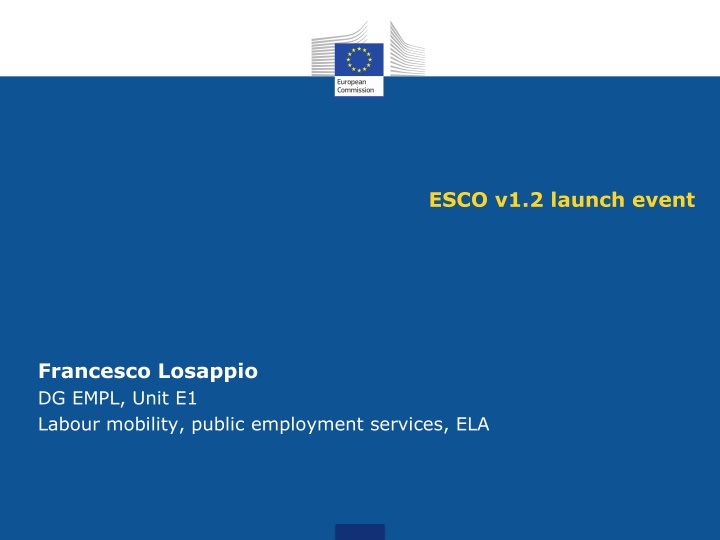 esco v1 2 launch event