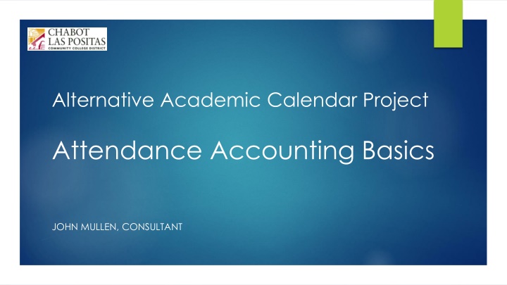 alternative academic calendar project