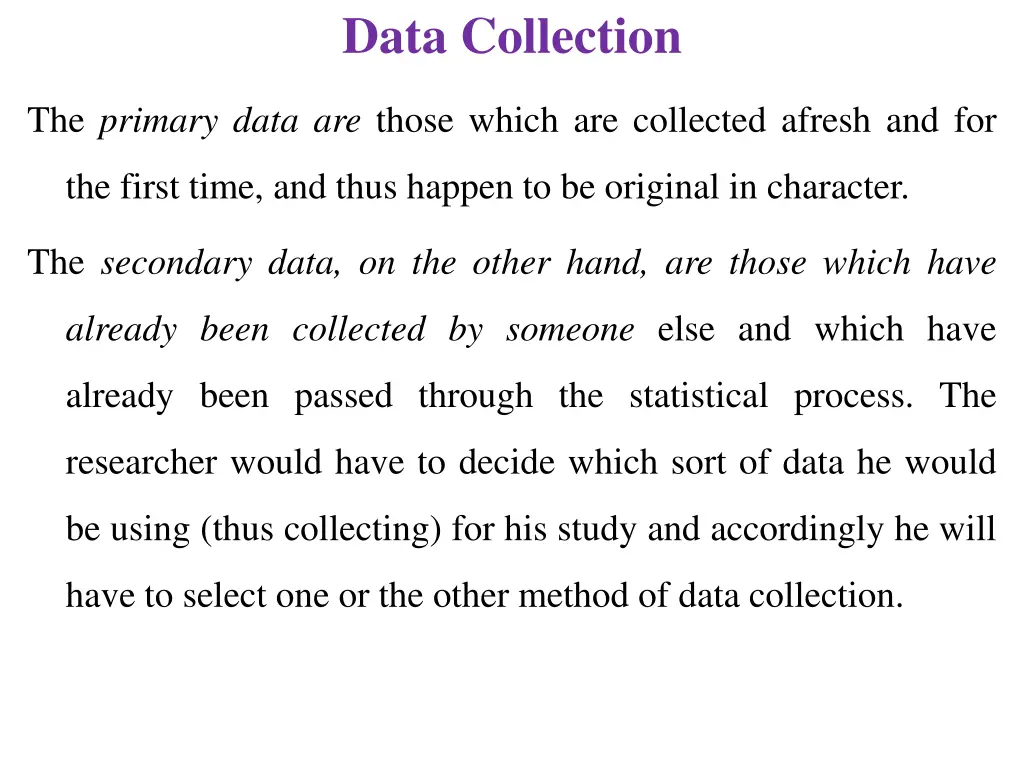 data collection 1