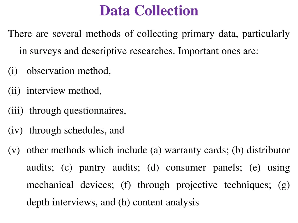 data collection 2