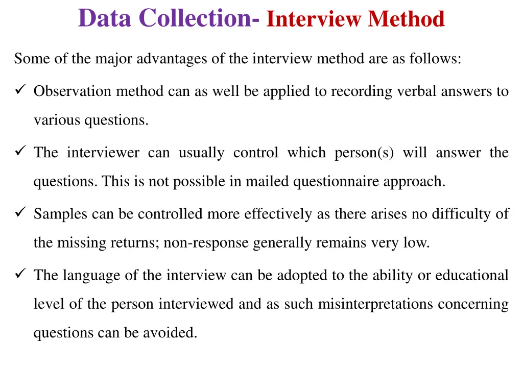 data collection interview method 2