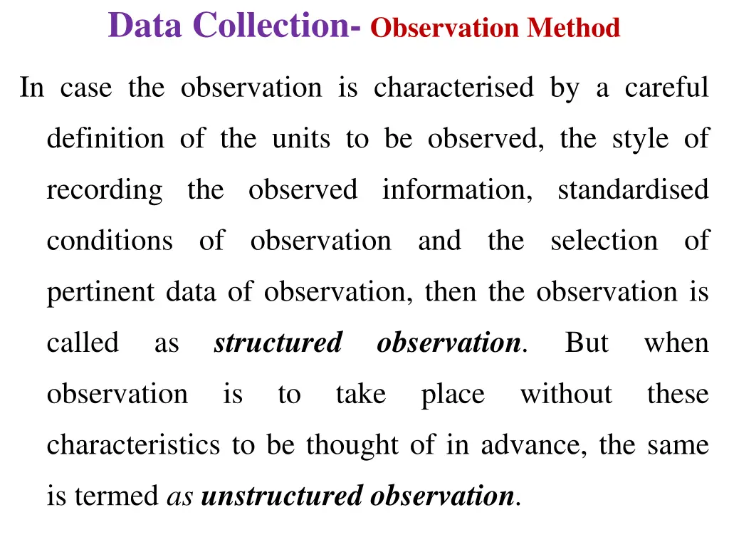 data collection observation method 2