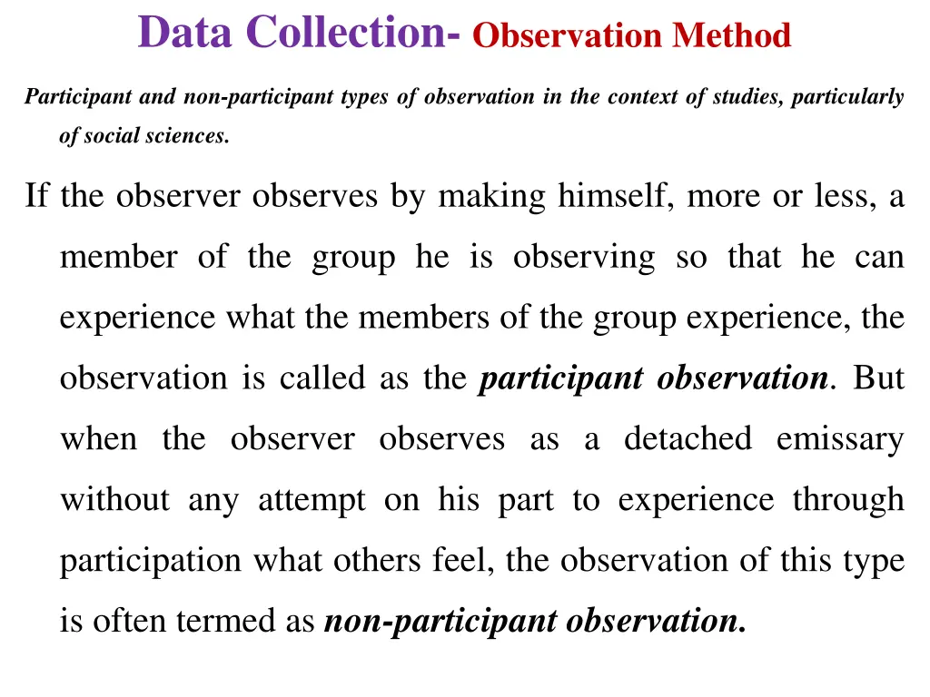 data collection observation method 3