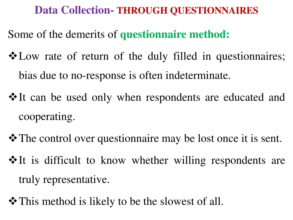 data collection through questionnaires 2