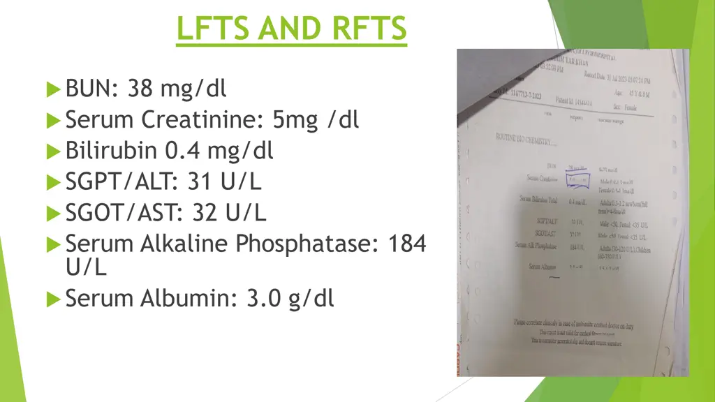 lfts and rfts