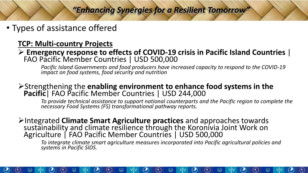 enhancing synergies for a resilient tomorrow 4