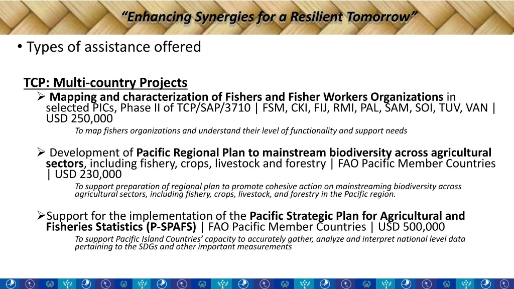enhancing synergies for a resilient tomorrow 5