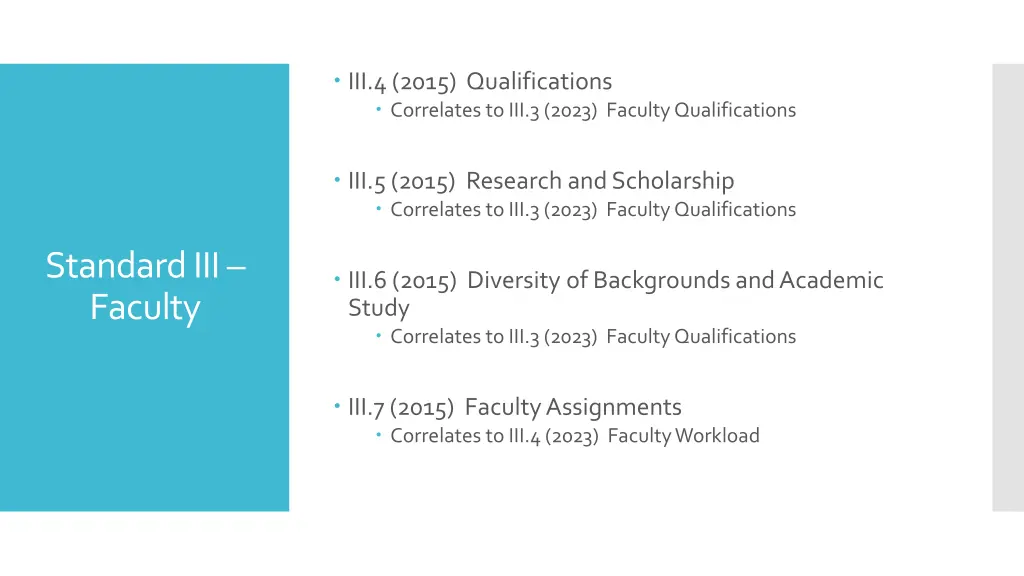 iii 4 2015 qualifications correlates