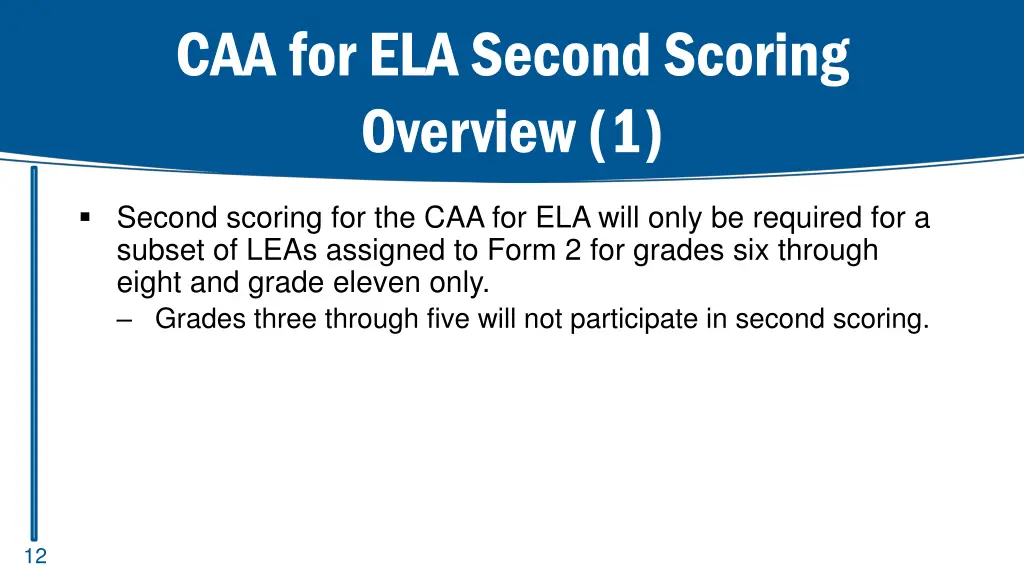 caa for ela second scoring overview 1