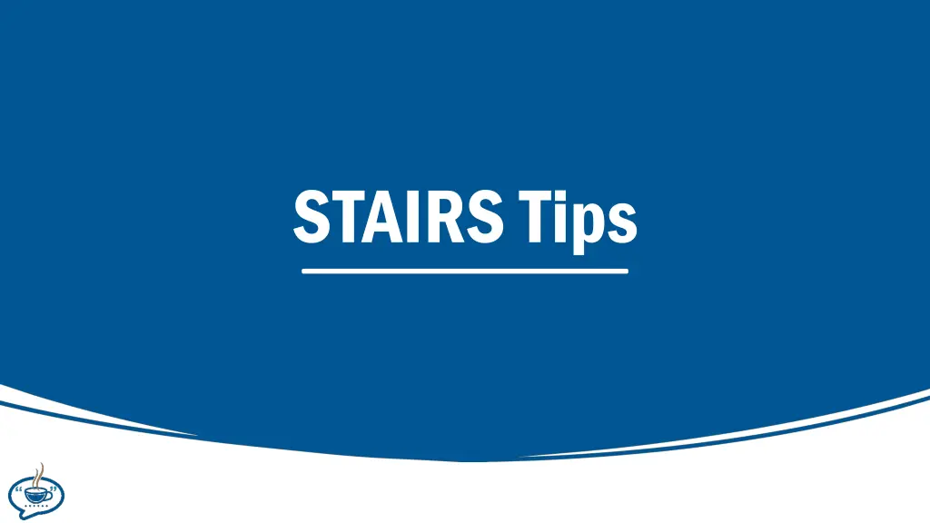 stairs tips