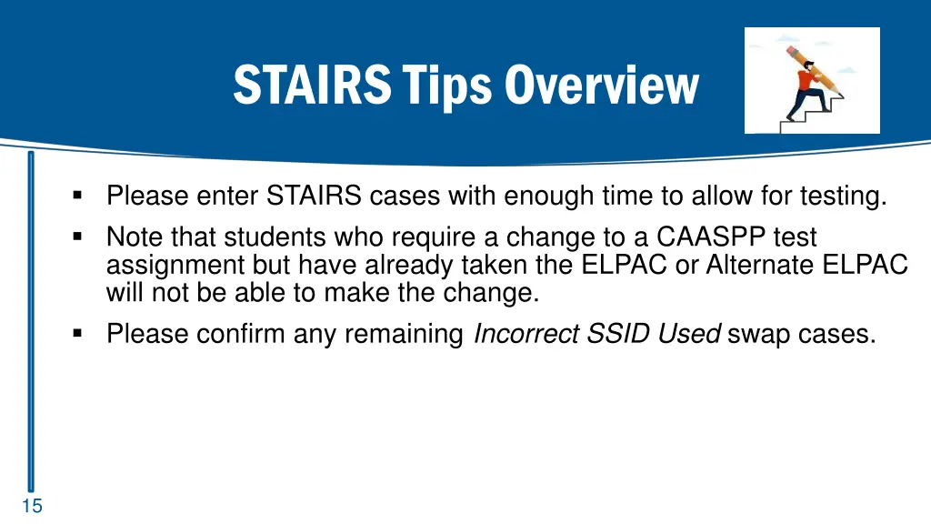 stairs tips overview